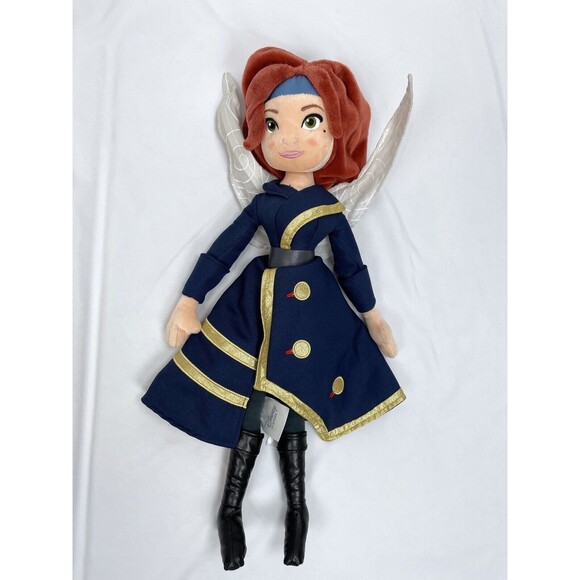 Disney Store Zarina Pirate Fairy Plush Medium 19” Toy Blue Dress Tinkerbell - Picture 1 of 8
